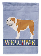 Load image into Gallery viewer, English Bulldog Welcome Garden Flag - Outdoor Decorative Yard Flag BB5566GF