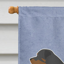 Load image into Gallery viewer, Rottweiler Welcome Flag Canvas House Size BB5570CHF