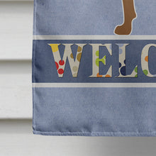 Load image into Gallery viewer, Rottweiler Welcome Flag Canvas House Size BB5570CHF