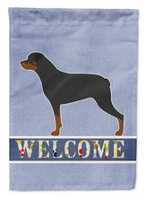 Load image into Gallery viewer, Rottweiler Welcome Garden Flag - Outdoor Decorative Yard Flag BB5570GF