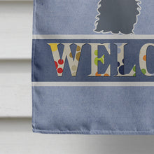 Load image into Gallery viewer, Portuguese Water Dog Welcome Flag Canvas House Size BB5572CHF