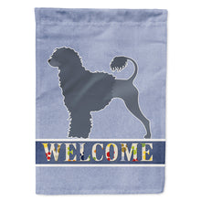 Load image into Gallery viewer, Portuguese Water Dog Welcome Flag Canvas House Size BB5572CHF