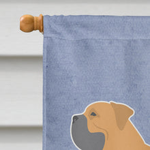 Load image into Gallery viewer, Bullmastiff Welcome Flag Canvas House Size BB5575CHF
