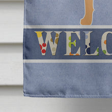 Load image into Gallery viewer, Bullmastiff Welcome Flag Canvas House Size BB5575CHF