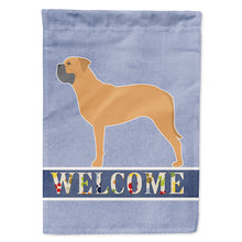 Load image into Gallery viewer, Bullmastiff Welcome Flag Canvas House Size BB5575CHF