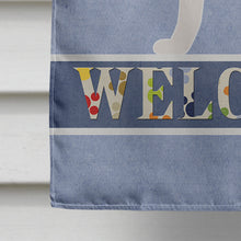 Load image into Gallery viewer, Akita Welcome Flag Canvas House Size BB5576CHF
