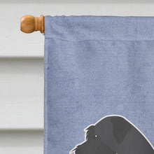 Load image into Gallery viewer, Giant Schnauzer Welcome Flag Canvas House Size BB5577CHF
