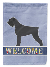 Load image into Gallery viewer, Giant Schnauzer Welcome Flag Canvas House Size BB5577CHF