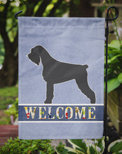 Load image into Gallery viewer, Giant Schnauzer Welcome Garden Flag - Outdoor Decorative Yard Flag BB5577GF