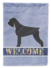 Load image into Gallery viewer, Giant Schnauzer Welcome Garden Flag - Outdoor Decorative Yard Flag BB5577GF
