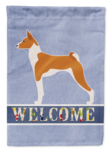 Load image into Gallery viewer, Basenji Welcome Garden Flag - Outdoor Decorative Yard Flag BB5578GF