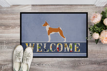 Load image into Gallery viewer, Basenji Welcome Doormat - 18x27 Decorative Floor Mat – Indoor/Outdoor Rug with Artistic Flair BB5578MAT