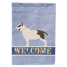 Load image into Gallery viewer, Bull Terrier Welcome Flag Canvas House Size BB5582CHF
