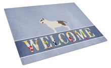 Load image into Gallery viewer, Bull Terrier Welcome Glass Cutting Boards – Durable, Decorative Kitchen Art Large BB5582LCB