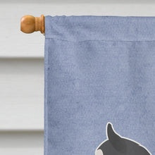 Load image into Gallery viewer, Siberian Husky Welcome Flag Canvas House Size BB5584CHF