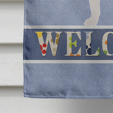 Load image into Gallery viewer, Siberian Husky Welcome Flag Canvas House Size BB5584CHF