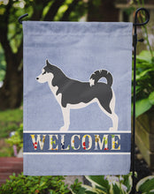 Load image into Gallery viewer, Siberian Husky Welcome Garden Flag - Outdoor Decorative Yard Flag BB5584GF