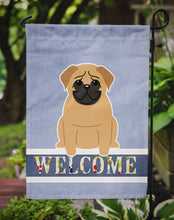 Load image into Gallery viewer, Pug Brown Welcome Garden Flag - Outdoor Decorative Yard Flag BB5588GF