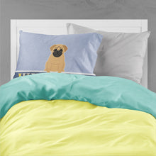 Load image into Gallery viewer, Pug Brown Welcome Fabric Standard Pillowcase – Artistic Decorative Front, White Back BB5588PILLOWCASE