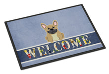 Load image into Gallery viewer, French Bulldog Cream Welcome Doormat - 18x27 Decorative Floor Mat – Indoor/Outdoor Rug with Artistic Flair BB5591MAT