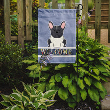 Load image into Gallery viewer, French Bulldog Black White Welcome Garden Flag - Outdoor Decorative Yard Flag BB5593GF