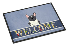Load image into Gallery viewer, French Bulldog Black White Welcome Doormat - 18x27 Decorative Floor Mat – Indoor/Outdoor Rug with Artistic Flair BB5593MAT