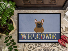 Load image into Gallery viewer, French Bulldog Brown Welcome Doormat - 18x27 Decorative Floor Mat – Indoor/Outdoor Rug with Artistic Flair BB5594MAT