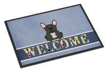 Load image into Gallery viewer, French Bulldog Black Welcome Doormat - 18x27 Decorative Floor Mat – Indoor/Outdoor Rug with Artistic Flair BB5595MAT