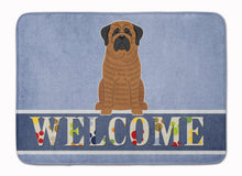 Load image into Gallery viewer, Mastiff Brindle Welcome Machine Washable Memory Foam Mat BB5596RUG