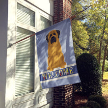 Load image into Gallery viewer, Mastiff Welcome Flag Canvas House Size BB5599CHF