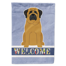 Load image into Gallery viewer, Mastiff Welcome Flag Canvas House Size BB5599CHF