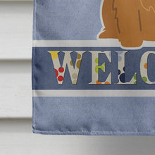 Load image into Gallery viewer, Norwich Terrier Welcome Flag Canvas House Size BB5601CHF
