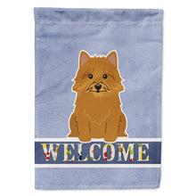 Load image into Gallery viewer, Norwich Terrier Welcome Flag Canvas House Size BB5601CHF