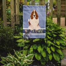 Load image into Gallery viewer, Basset Hound Welcome Garden Flag - Outdoor Decorative Yard Flag BB5602GF