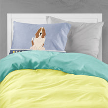 Load image into Gallery viewer, Basset Hound Welcome Fabric Standard Pillowcase – Artistic Decorative Front, White Back BB5602PILLOWCASE