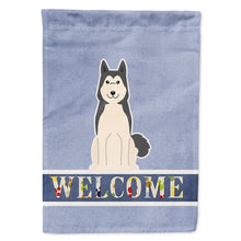 Load image into Gallery viewer, West Siberian Laika Spitz Welcome Flag Canvas House Size BB5606CHF