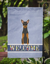 Load image into Gallery viewer, Manchester Terrier Welcome Garden Flag - Outdoor Decorative Yard Flag BB5609GF