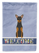 Load image into Gallery viewer, Manchester Terrier Welcome Garden Flag - Outdoor Decorative Yard Flag BB5609GF