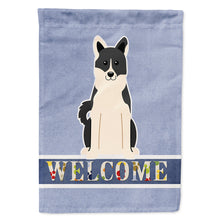 Load image into Gallery viewer, Russo-European Laika Spitz Welcome Flag Canvas House Size BB5610CHF
