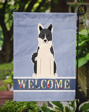 Load image into Gallery viewer, Russo-European Laika Spitz Welcome Garden Flag - Outdoor Decorative Yard Flag BB5610GF