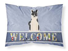 Load image into Gallery viewer, Russo-European Laika Spitz Welcome Fabric Standard Pillowcase – Artistic Decorative Front, White Back BB5610PILLOWCASE