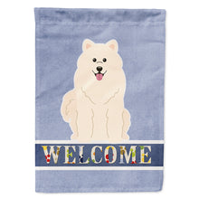 Load image into Gallery viewer, Samoyed Welcome Flag Canvas House Size BB5611CHF
