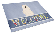 Load image into Gallery viewer, Samoyed Welcome Glass Cutting Boards – Durable, Decorative Kitchen Art Large BB5611LCB