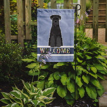 Load image into Gallery viewer, Standard Schnauzer Black Welcome Garden Flag - Outdoor Decorative Yard Flag BB5613GF