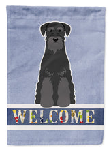 Load image into Gallery viewer, Standard Schnauzer Black Welcome Garden Flag - Outdoor Decorative Yard Flag BB5613GF