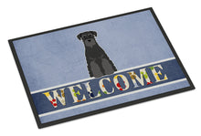 Load image into Gallery viewer, Standard Schnauzer Black Welcome Doormat - 18x27 Decorative Floor Mat – Indoor/Outdoor Rug with Artistic Flair BB5613MAT