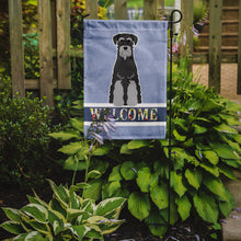 Load image into Gallery viewer, Standard Schnauzer Black Grey Welcome Garden Flag - Outdoor Decorative Yard Flag BB5615GF