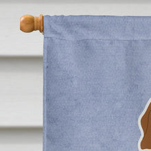 Load image into Gallery viewer, Saint Bernard Welcome Flag Canvas House Size BB5616CHF