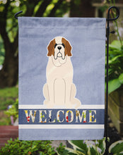 Load image into Gallery viewer, Saint Bernard Welcome Garden Flag - Outdoor Decorative Yard Flag BB5616GF