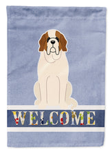 Load image into Gallery viewer, Saint Bernard Welcome Garden Flag - Outdoor Decorative Yard Flag BB5616GF